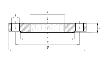 Shandong Hyupshin Flanges Co., Ltd, ASA, ANSI, ASME, B16.5, Plate RF flanges