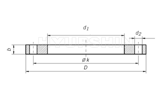 Shandong Hyupshin Flanges Co., Ltd, Flanges Manufacturer, Exporter, DIN2573 PN6 Flanges