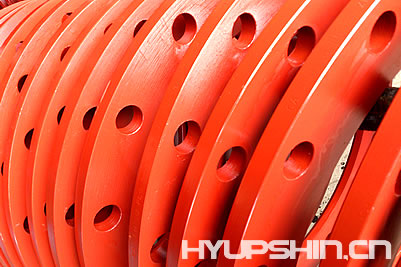 Lap Joint Flanges, Red Paint Coating, Shandong Hyupshin Flanges Co., Ltd