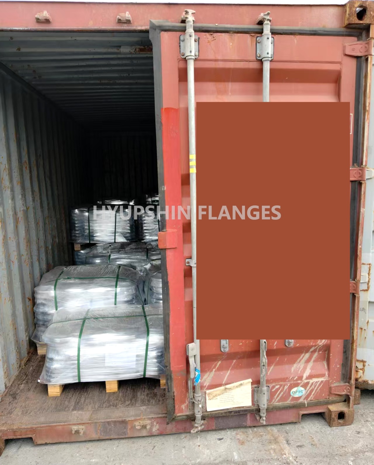 Flanges shipment on July 12, 2026